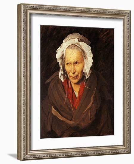 Mad Woman with Mania of Envy-Théodore Géricault-Framed Giclee Print