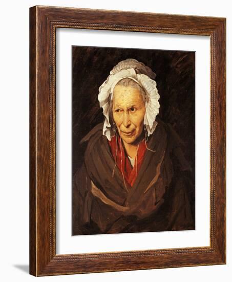 Mad Woman with Mania of Envy-Théodore Géricault-Framed Giclee Print