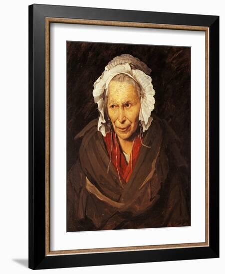 Mad Woman with Mania of Envy-Théodore Géricault-Framed Giclee Print