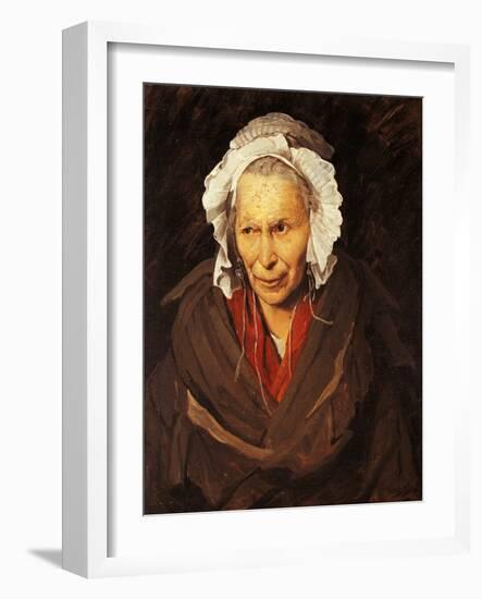 Mad Woman with Mania of Envy-Théodore Géricault-Framed Giclee Print