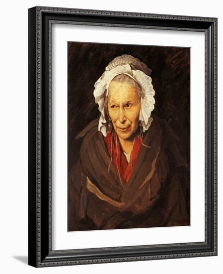 Mad Woman with Mania of Envy-Théodore Géricault-Framed Giclee Print