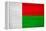 Madagascar Flag Design with Wood Patterning - Flags of the World Series-Philippe Hugonnard-Framed Stretched Canvas