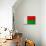 Madagascar Flag Design with Wood Patterning - Flags of the World Series-Philippe Hugonnard-Art Print displayed on a wall