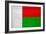 Madagascar Flag Design with Wood Patterning - Flags of the World Series-Philippe Hugonnard-Framed Premium Giclee Print