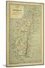 Madagascar War 1885-95, Map of Madagascar-Louis Bombled-Mounted Art Print