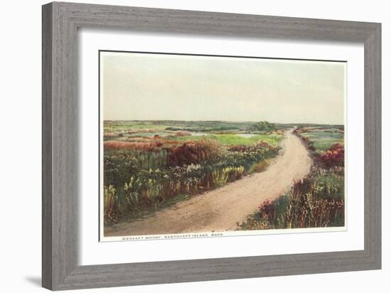 Madaket Moor, Nantucket, Massachusetts-null-Framed Art Print