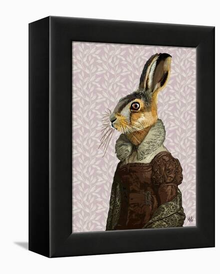 Madam Hare-Fab Funky-Framed Stretched Canvas