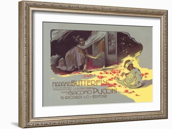 Madama Butterfly: The Struggle-null-Framed Art Print