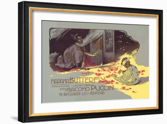 Madama Butterfly: The Struggle-null-Framed Art Print