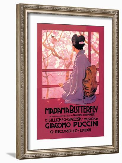 Madama Butterfly-null-Framed Art Print