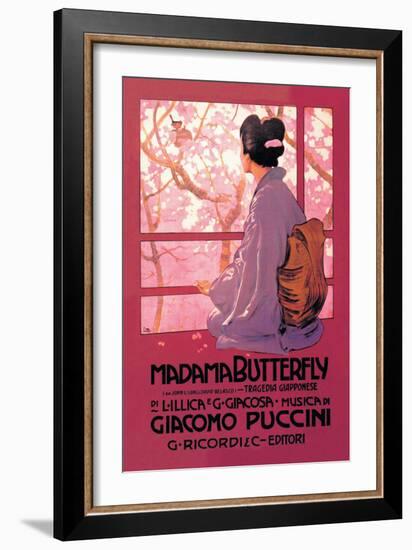 Madama Butterfly-null-Framed Art Print