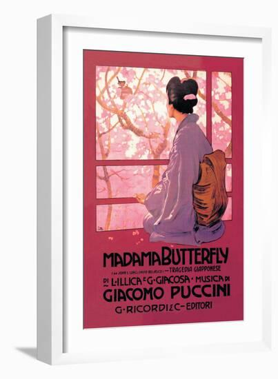 Madama Butterfly-null-Framed Art Print