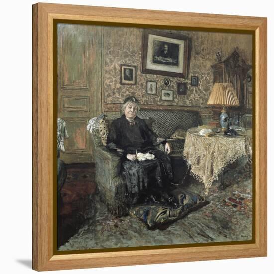 Madame Adrien Bénard-Edouard Vuillard-Framed Stretched Canvas