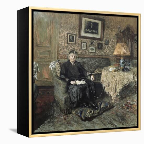 Madame Adrien Bénard-Edouard Vuillard-Framed Stretched Canvas