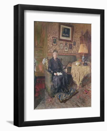 Madame Adrien Benard-Edouard Vuillard-Framed Giclee Print