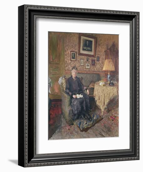 Madame Adrien Benard-Edouard Vuillard-Framed Giclee Print