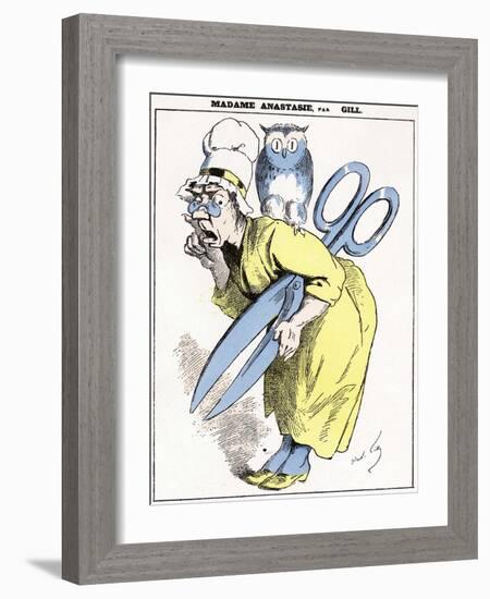Madame Anastasie-André Gill-Framed Giclee Print
