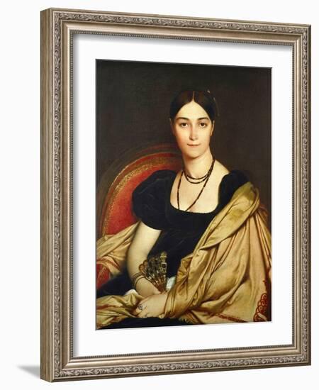 Madame Antonia Devaucay De Nittis, 1809-Jean-Auguste-Dominique Ingres-Framed Giclee Print