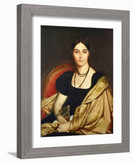 Madame Antonia Devaucay De Nittis, 1809-Jean-Auguste-Dominique Ingres-Framed Giclee Print