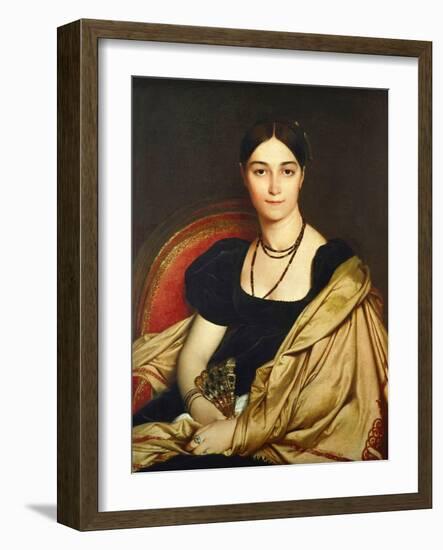 Madame Antonia Devaucay De Nittis, 1809-Jean-Auguste-Dominique Ingres-Framed Giclee Print