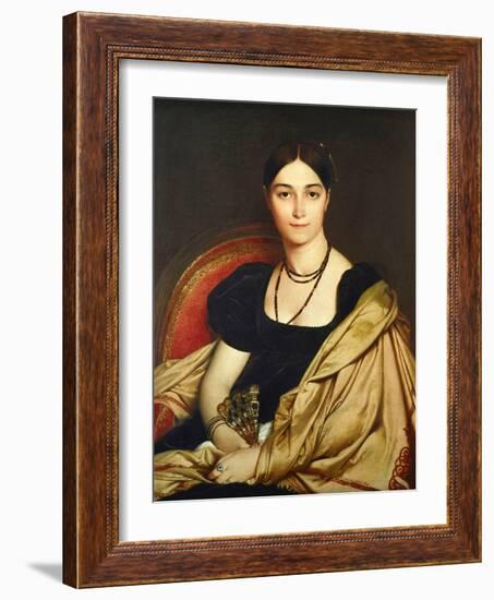 Madame Antonia Devaucay De Nittis, 1809-Jean-Auguste-Dominique Ingres-Framed Giclee Print