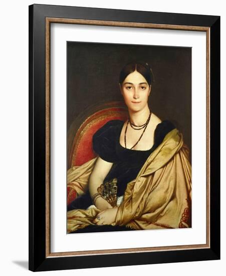 Madame Antonia Devaucay De Nittis, 1809-Jean-Auguste-Dominique Ingres-Framed Giclee Print