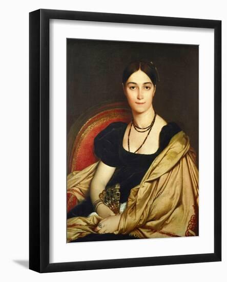 Madame Antonia Devaucay De Nittis, 1809-Jean-Auguste-Dominique Ingres-Framed Giclee Print