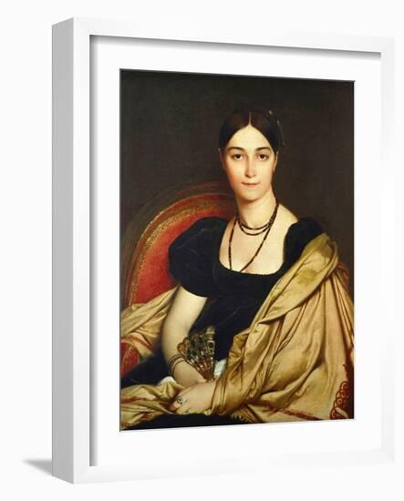 Madame Antonia Devaucay De Nittis, 1809-Jean-Auguste-Dominique Ingres-Framed Giclee Print