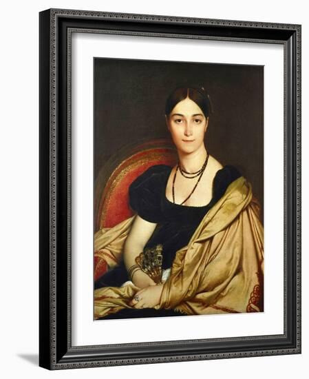 Madame Antonia Devaucay De Nittis, 1809-Jean-Auguste-Dominique Ingres-Framed Giclee Print