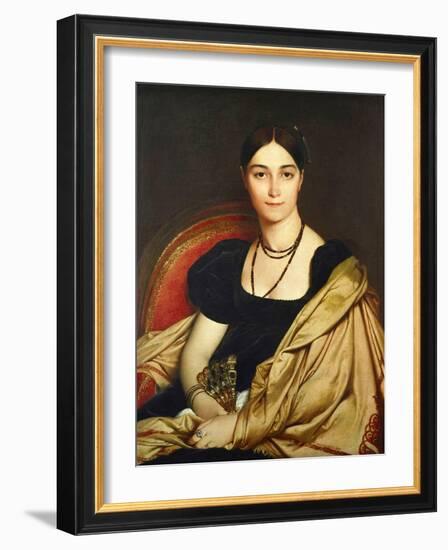 Madame Antonia Devaucay De Nittis, 1809-Jean-Auguste-Dominique Ingres-Framed Giclee Print