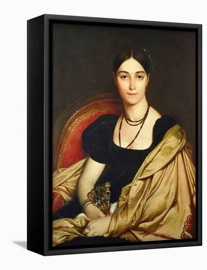 Madame Antonia Devaucay De Nittis, 1809-Jean-Auguste-Dominique Ingres-Framed Premier Image Canvas