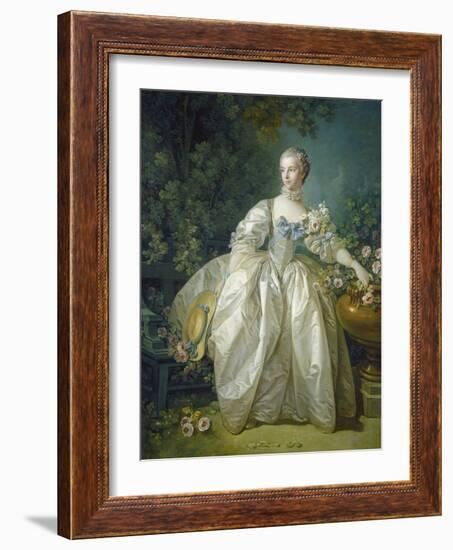 Madame Bergeret, C. 1766-Francois Boucher-Framed Giclee Print