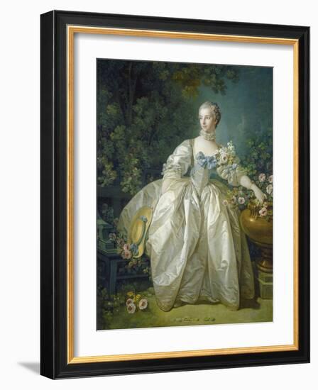 Madame Bergeret, C. 1766-Francois Boucher-Framed Giclee Print