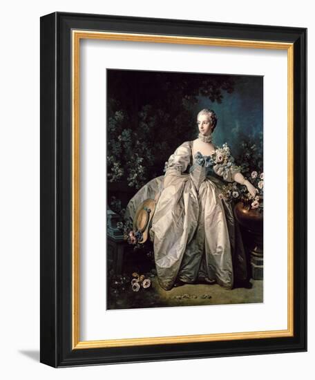 Madame Bergeret-Francois Boucher-Framed Giclee Print