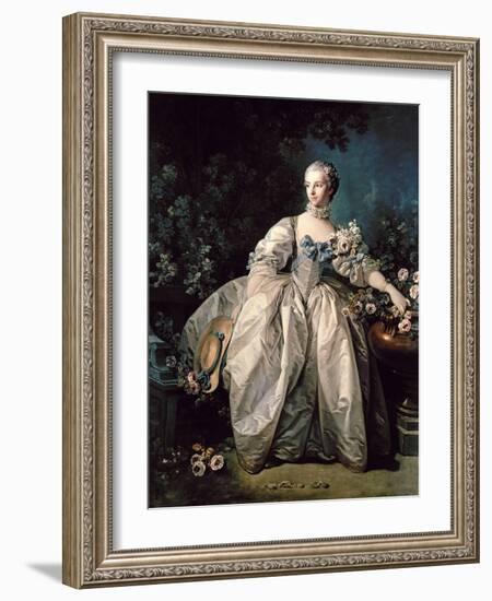 Madame Bergeret-Francois Boucher-Framed Giclee Print