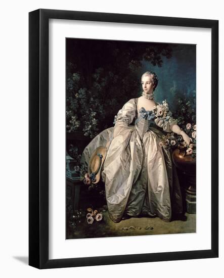 Madame Bergeret-Francois Boucher-Framed Giclee Print