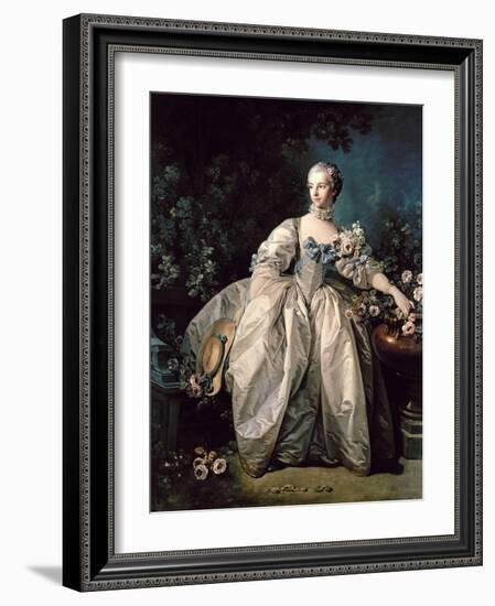 Madame Bergeret-Francois Boucher-Framed Giclee Print