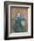 Madame Berthe Bady, 1897 (Oil on Card)-Henri de Toulouse-Lautrec-Framed Giclee Print