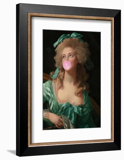 Madame Bubble-Gum-Grace Digital Art Co-Framed Photographic Print