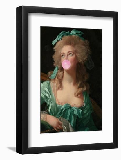 Madame Bubble-Gum-Grace Digital Art Co-Framed Photographic Print