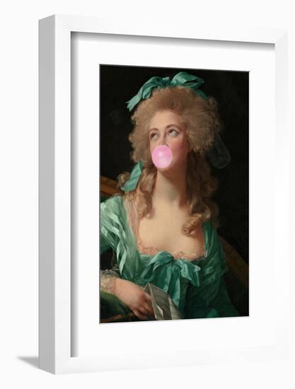 Madame Bubble-Gum-Grace Digital Art Co-Framed Photographic Print