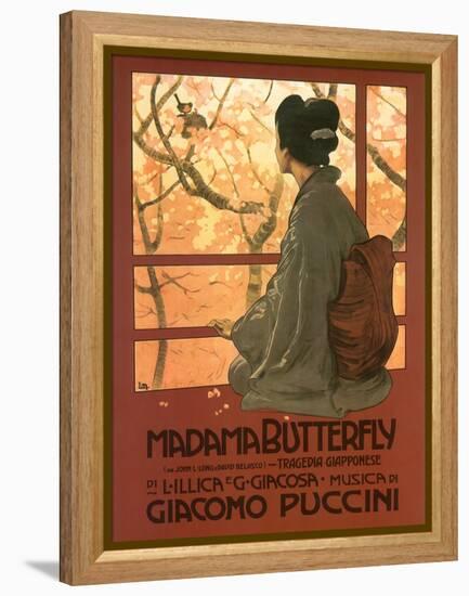 Madame Butterfly Poster-null-Framed Premier Image Canvas