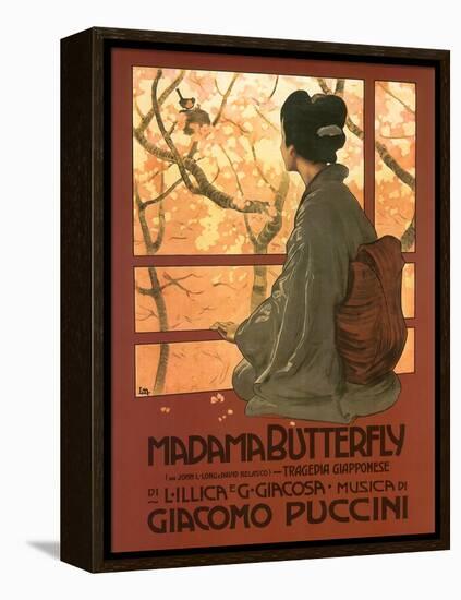 Madame Butterfly Poster-null-Framed Premier Image Canvas