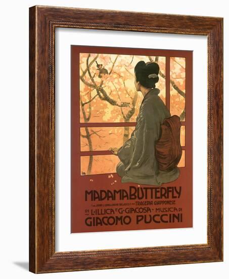 Madame Butterfly Poster-null-Framed Giclee Print