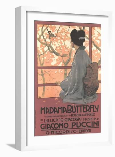 Madame Butterfly Poster-null-Framed Art Print