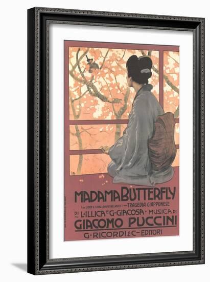 Madame Butterfly Poster-null-Framed Art Print