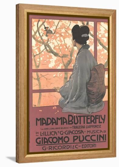 Madame Butterfly Poster-null-Framed Stretched Canvas