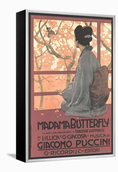 Madame Butterfly Poster-null-Framed Stretched Canvas