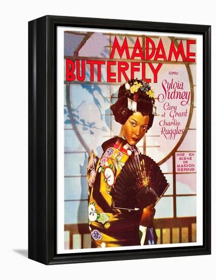 Madame Butterfly-null-Framed Stretched Canvas