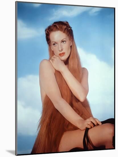 Madame by Coventry (Lady Godiva of Coventry) by Arthur Lubin with Maureen O'Hara (Lady Godiva), 195-null-Mounted Photo